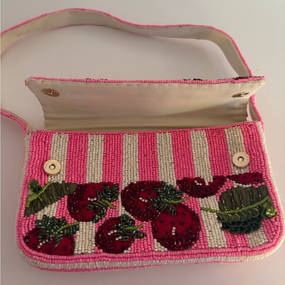 NWOT Anthropologie The Fiona Beaded Bag - Picture 6 of 14